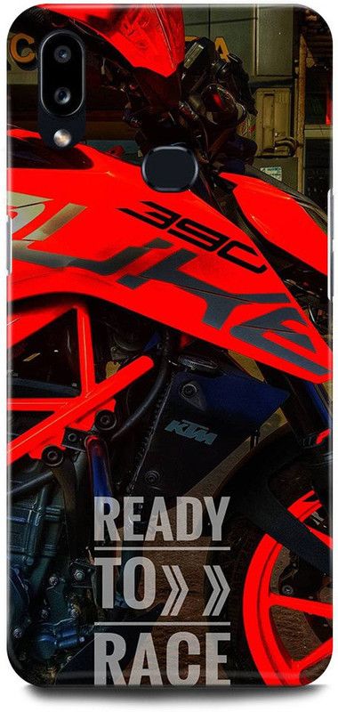 JUGGA Back Cover for SAMSUNG Galaxy A10s, KTM, DUKE, BIKE, LOVER  (Red, Hard Case, Pack of: 1)