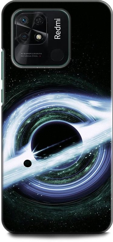 KEYCENT Back Cover for REDMI 10 Power PLANET, TRIANGLES, SPACE, STARS, UNIVERSE, GALAXY, BLUE  (Multicolor, Shock Proof, Pack of: 1)