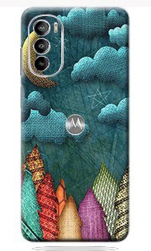 Skins Factory Sky Graffiti Mobile Back Skin Protector, Motorola Moto G82 5G Mobile Skin  (Sky Graffiti Skin With Super matte finish)