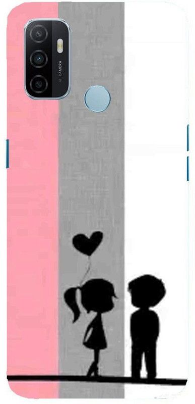 Zappy Back Cover for Oppo A53  (Multicolor, 3D Case, Pack of: 1)