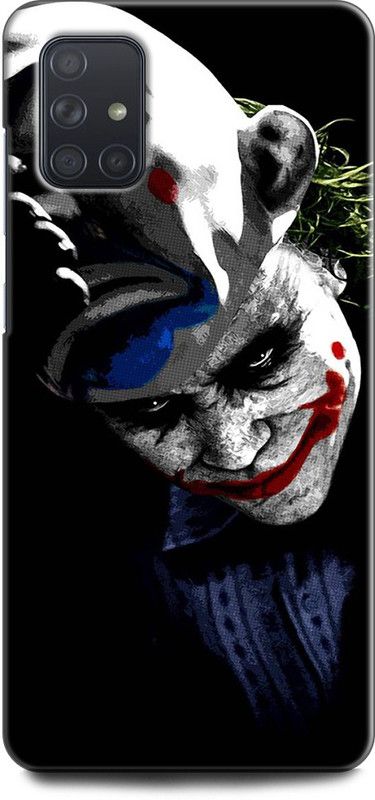 Afterglow Back Cover for SAMSUNG Galaxy A71 JOKER, BATMAN, HEATH LEDGER JOKER, DARK KNIGHT, WHY SO SERIOUS  (Multicolor, Shock Proof, Pack of: 1)