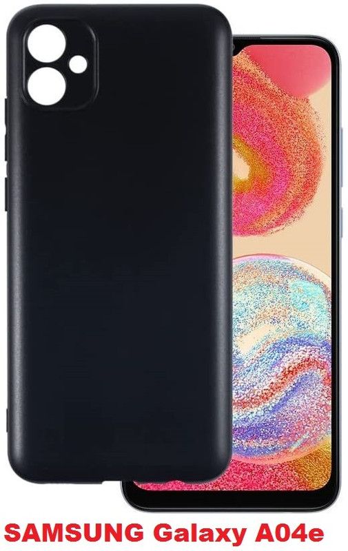 BRENZZ Back Cover for SAMSUNG Galaxy A04e, SAMSUNG A04e, (CA)  (Black, Shock Proof, Pack of: 1)