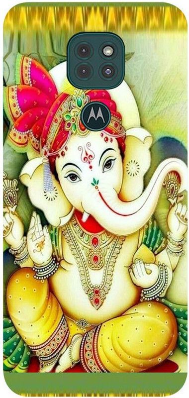Skyhawk Back Cover for Motorola Moto E7 Plus Lord Ganesh  (Multicolor, Waterproof, Silicon, Pack of: 1)