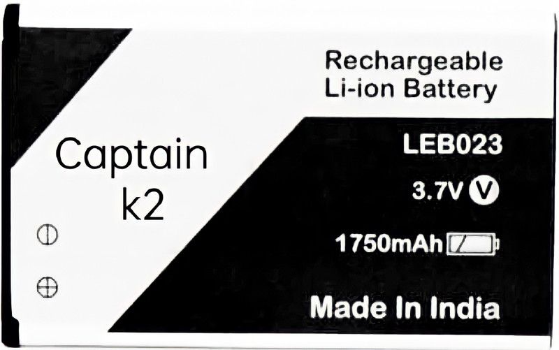 TokTon Mobile Battery For LAVA Captain K3 1750mAh Leb023