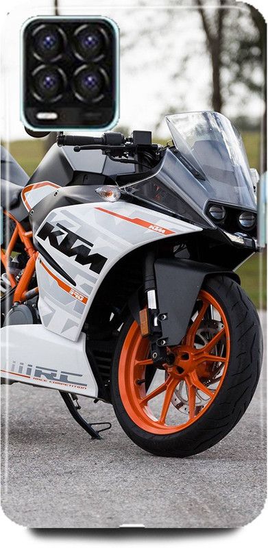 MP ARIES MOBILE COVER Back Cover for realme 8 Pro, Bike Ktm Duke Bike Lover Bike Biker Love Kiss Rider Couple Lover Motor  (Multicolor, Hard Case, Pack of: 1)