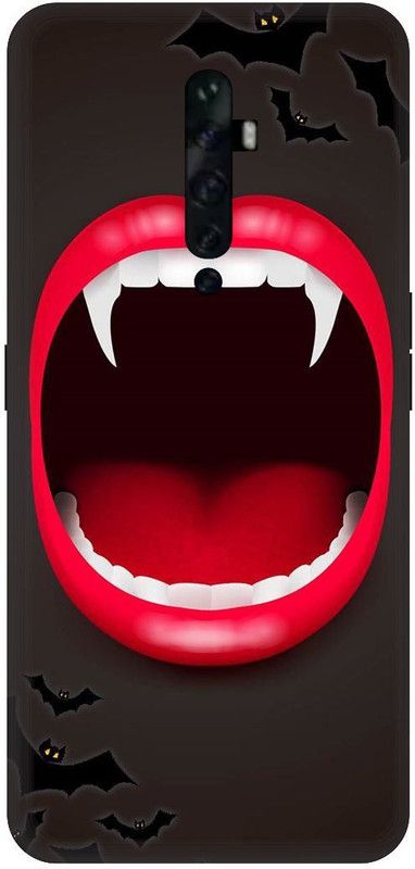 SSMORYA Back Cover for OPPO Reno2 F (Ghost) Printed Back Cover  (Multicolor, Shock Proof, Pack of: 1)