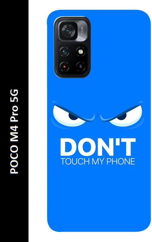 Gabroo Back Cover for POCO M4 Pro 5G  (Blue, White, Silicon, Pack of: 1)