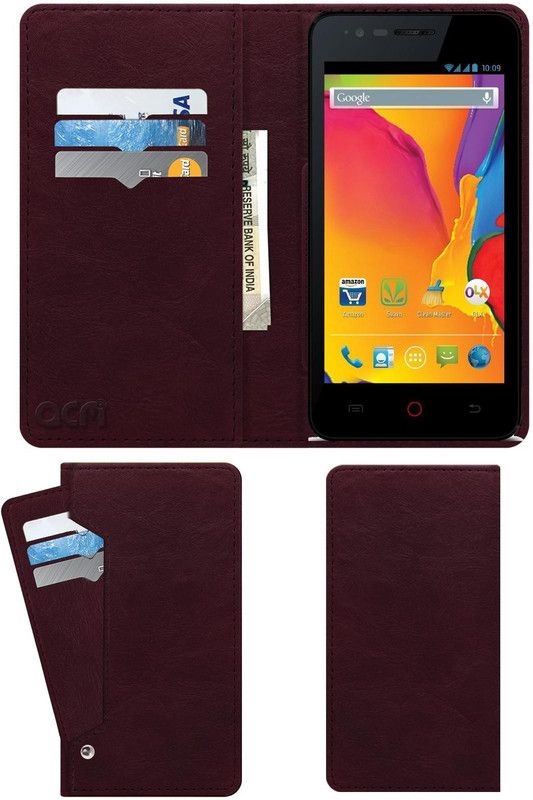 ACM Flip Cover for Karbonn Titanium S20  (Maroon, Cases with Holder, Pack of: 1)