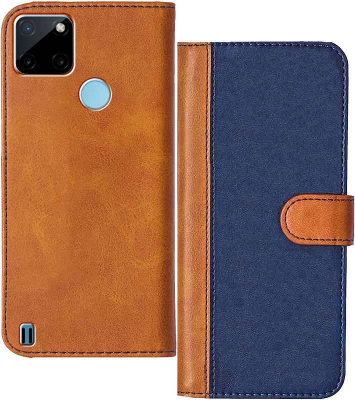 Knotyy Flip Cover for realme C21Y, realme C25Y  (Multicolor, Dual Protection, Pack of: 1)