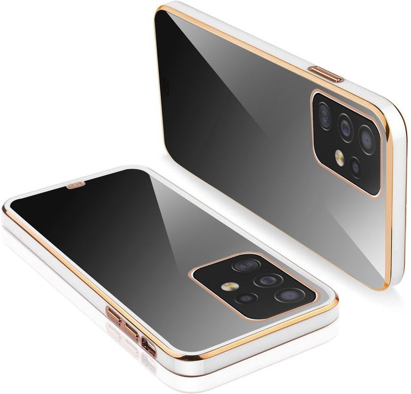 HSRPRO Back Cover for SAMSUNG A52 5G  (White, Shock Proof, Silicon, Pack of: 1)