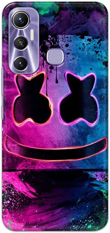 NDCOM Back Cover for Infinix Hot 11 Colorful Smiley Face Printed  (Multicolor, Hard Case, Pack of: 1)