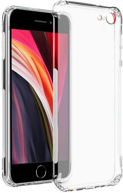 CELLCAMPUS Back Cover for Apple iPhone SE, Apple SE, Apple iPhone SE  (Transparent, White, Grip Case)