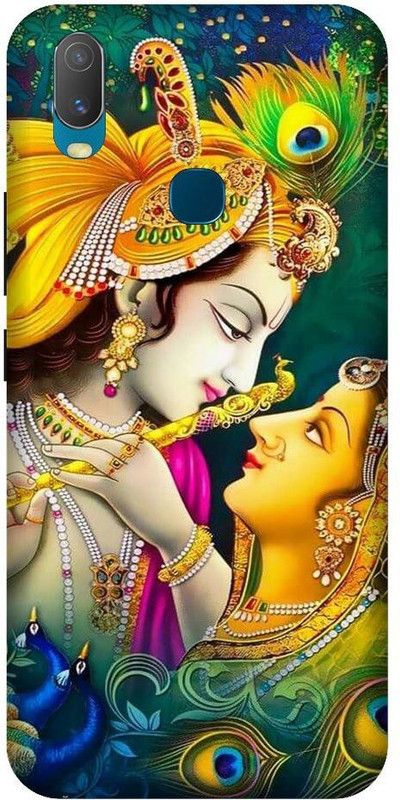 URCHIN Back Cover for Vivo Y11 Radha Krishna, Krishna and radha, Krishna, God  (Multicolor, Shock Proof, Pack of: 1)