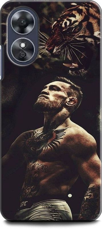WallCraft Back Cover for OPPO A17, CPH2477 CONOR MCGREGOR, UFC, BOXER, MMA, FIGHTER, SPORTS  (Multicolor, Dual Protection, Pack of: 1)