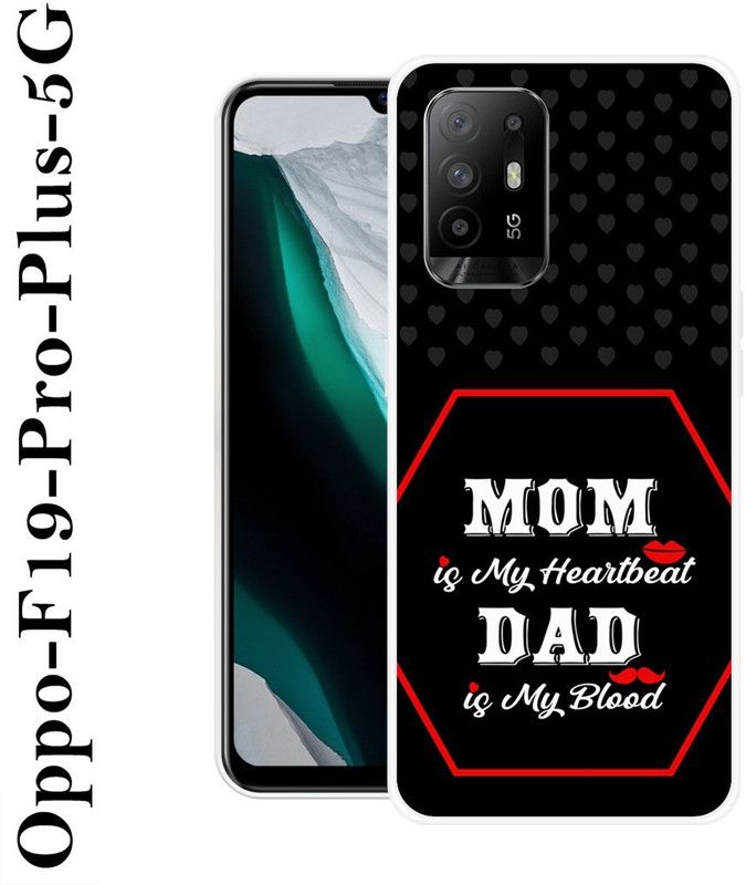 SUPER CASE Back Cover for Oppo F19 Pro Plus 5G  (Black, White, Grip Case, Silicon)