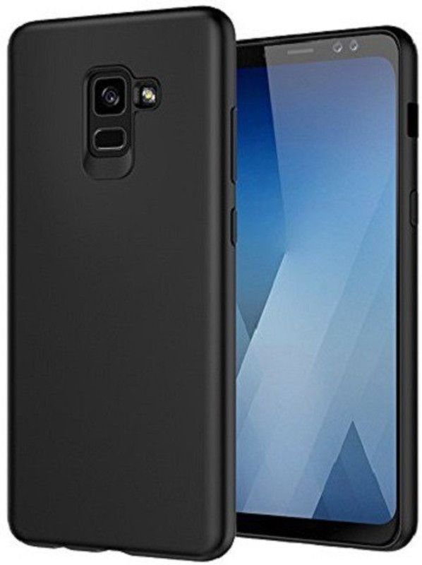 Melfo Back Cover for Samsung Galaxy A8 PLUS 2018  (Black, Shock Proof, Pack of: 1)