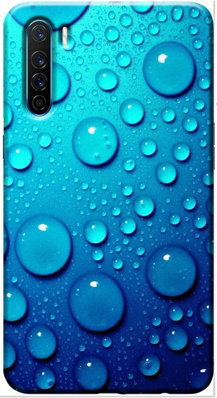 YorktoSis Back Cover for Oppo F15  (Blue, Anti-radiation, Silicon, Pack of: 1)