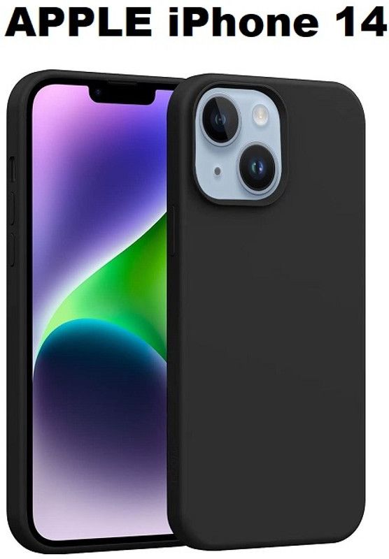 SNMART Back Cover for APPLE iPhone 14  (Black, Shock Proof, Pack of: 1)