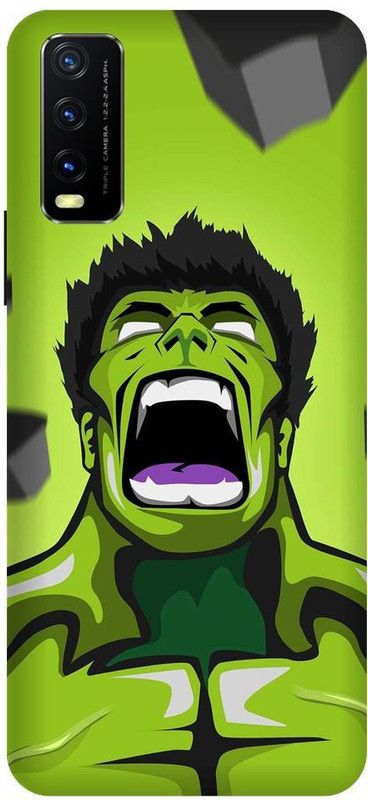 URCHIN Back Cover for Vivo Y20G Hulk, Angry Hulk, Marvel, Avengers, Superhero, Comic  (Multicolor, Shock Proof, Pack of: 1)
