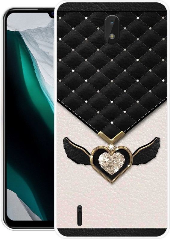 Aabra Back Cover for Nokia C01 Plus  (Black, Flexible, Silicon, Pack of: 1)