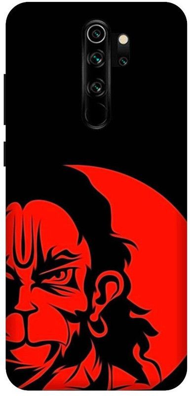 SSMORYA Back Cover for Redmi Note 8 pro  (Black, Red, Waterproof, Pack of: 1)