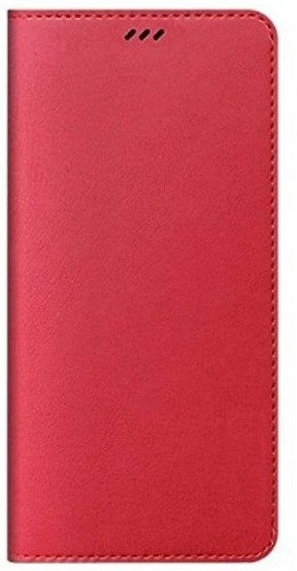 Elica Flip Cover for Samsung Galaxy M10  (Red, Cases with Holder, Pack of: 1)