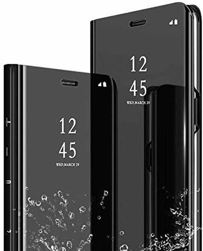 Elica Flip Cover for Samsung Galaxy A50s  (Black, Grip Case, Pack of: 1)