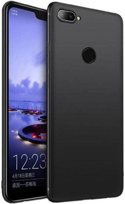 Techforce Back Cover for Mi A1  (Black, Grip Case)