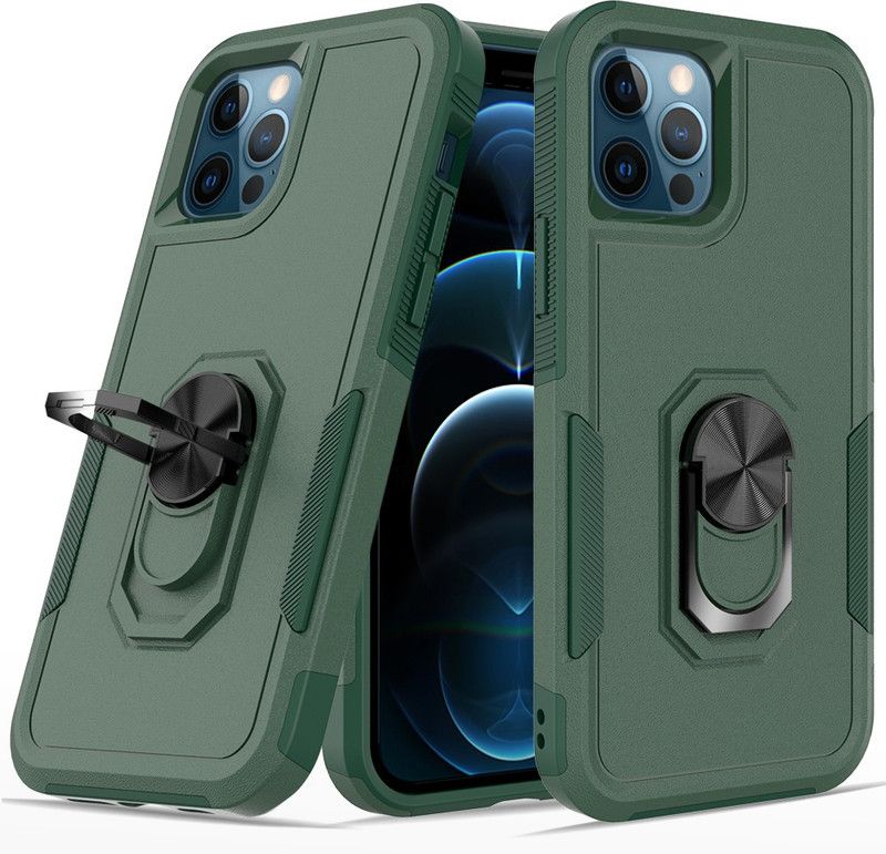 Cubix Back Cover for Apple iPhone 12 Pro / iPhone 12 (6.1 Inch)  (Green, Shock Proof, Pack of: 1)