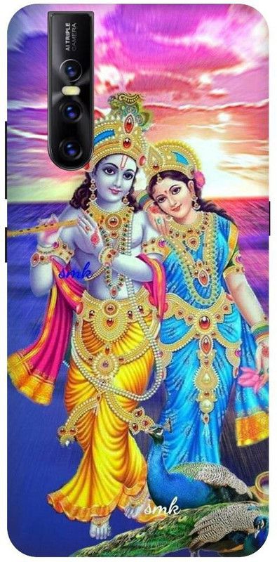 THESTONEWELL Back Cover for VIVO V 15 PRO RADHA KRISHNA INDIAN GOOD  (Multicolor, Waterproof, Pack of: 1)