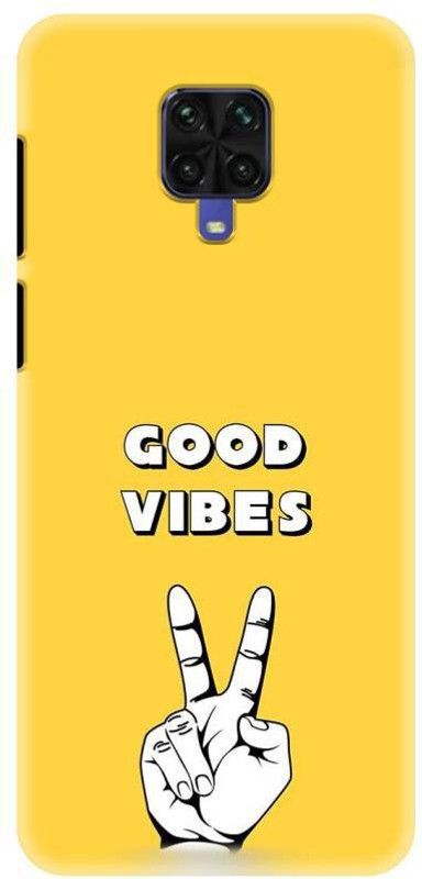 NDCOM Back Cover for Redmi Note 9 Pro Good Vibes Printed  (Multicolor, Hard Case, Pack of: 1)
