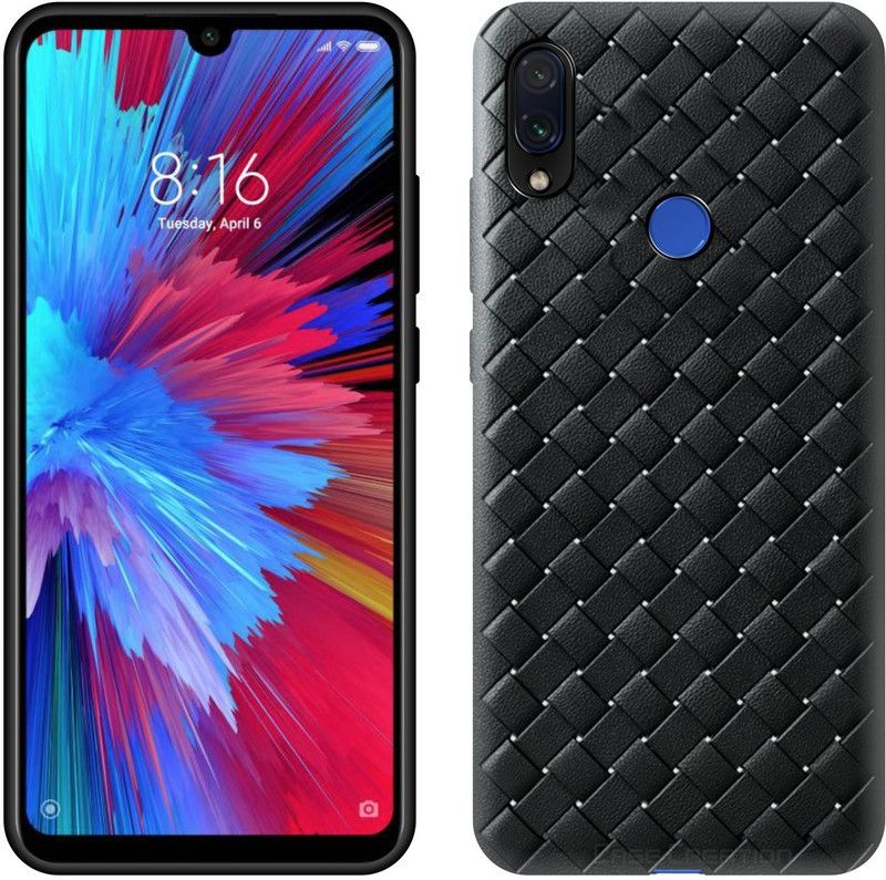 CASE CREATION Back Cover for New Mi Redmi Note 7 Pro  (Black, Shock Proof, Pack of: 1)