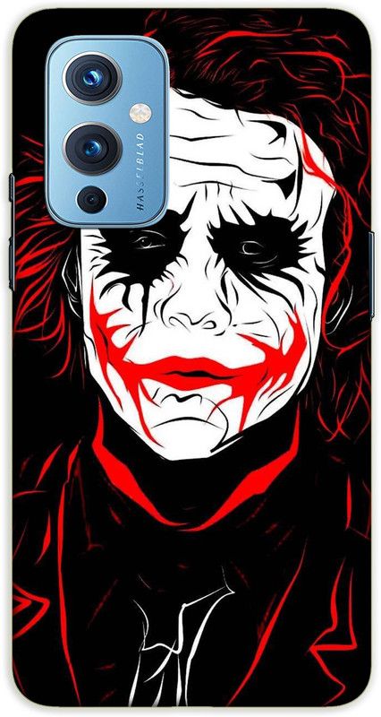 iprinto Back Cover for OnePlus 9 Joker Back Cover  (Red, Hard Case)