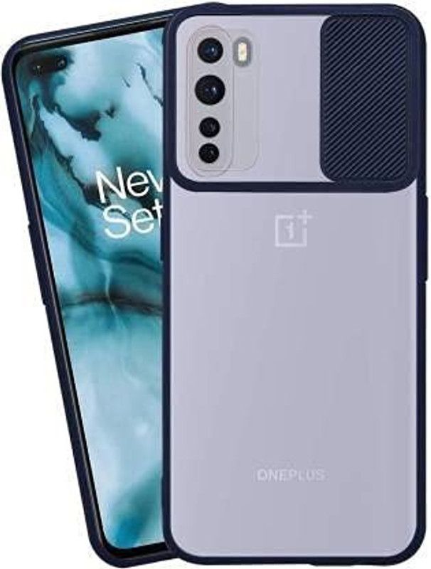 WORFOX Back Cover for Oneplus Nord  (Blue, Camera Bump Protector)