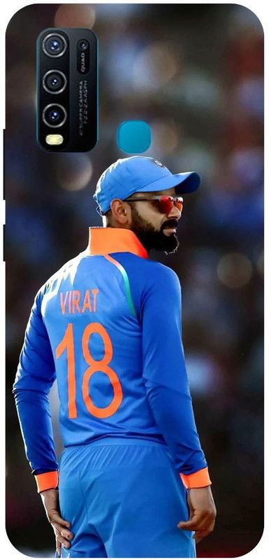 THE NARAYANA COLLECTIONS Back Cover for VIVO Y50- 1935-VIRAT,KOHLI,INDIAN,CRICKETER,IPL  (Multicolor, Hard Case, Pack of: 1)