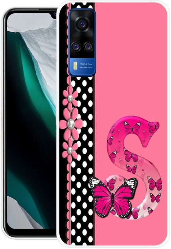 SIMAWAT Back Cover for Vivo Y31 2021  (Multicolor, Grip Case, Silicon, Pack of: 1)