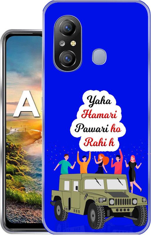 eBoggy Back Cover for Itel A49  (Multicolor, Dual Protection, Silicon, Pack of: 1)