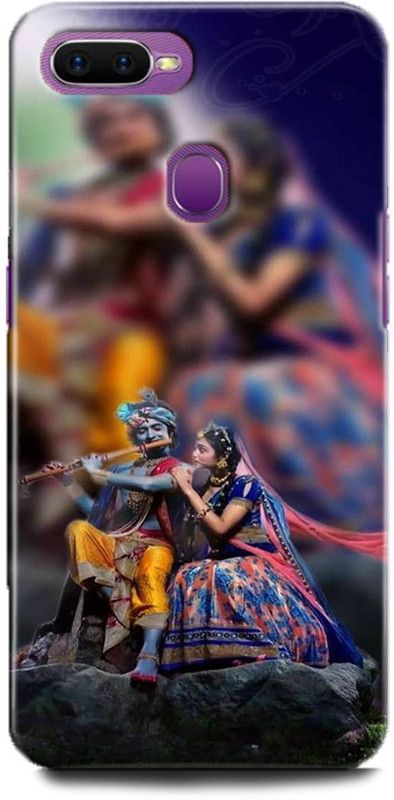 Afterglow Back Cover for Oppo F9 Pro DEVOTIONAL, GOD, HINDU, KRISHNA, LOVE, OTHERS, RADHA, SPIRITUAL, STORY  (Multicolor, Shock Proof, Pack of: 1)