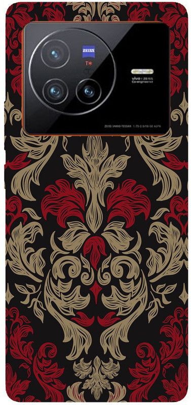 Yuphoria Back Cover for Vivo X80  (Multicolor, Grip Case, Silicon, Pack of: 1)