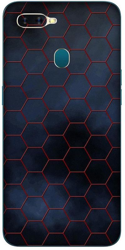 FCS Oppo A7 Mobile Skin  (Multi Color Vinyl Back Skin)