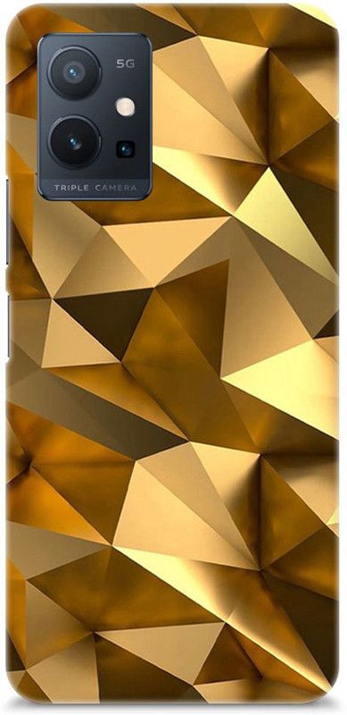 Mast Kalandar Back Cover for vivo T1 5G  (Gold)