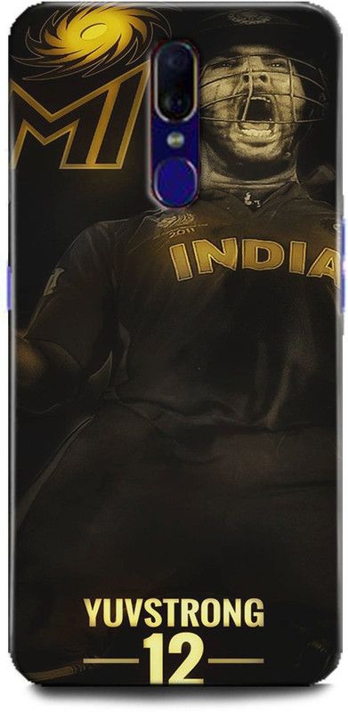 INTELLIZE Back Cover for OPPO F11/CPH1911 Yuvraj Singh,Printed  (Multicolor, Shock Proof, Pack of: 1)