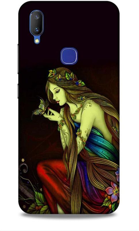 Keviv Back Cover for Vivo V11  (Black, 3D Case, Pack of: 1)