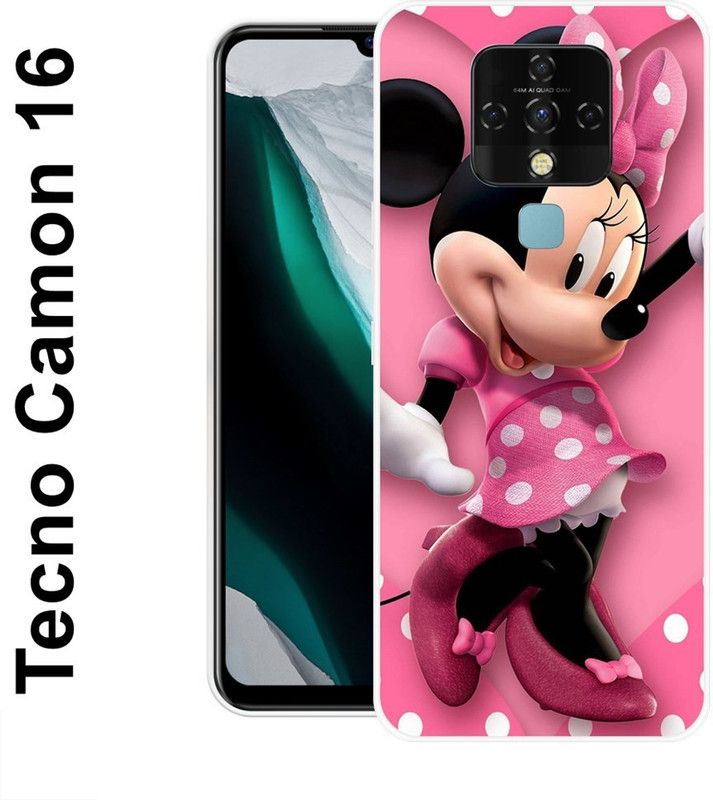 INDIALAND Back Cover for Tecno Camon 16  (Multicolor, Silicon)