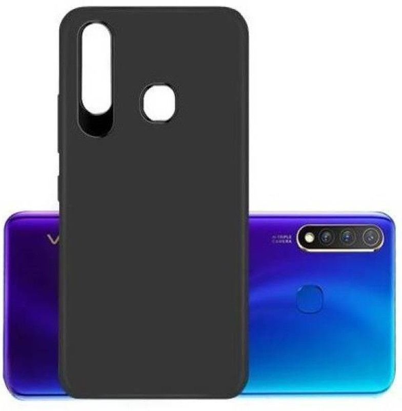 ALONZO Back Cover for VIVO Y19, VIVO Y19(2019)  (Black, Pack of: 1)