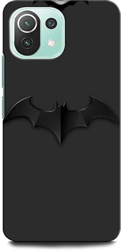 GRAFIQE Back Cover for Mi 11 Lite, Xiaomi 11Lite NE BATMAN, DARK KNIGHT, SUPERHERO, DC COMIC, BATMAN LOGO,  (Multicolor, Shock Proof, Pack of: 1)