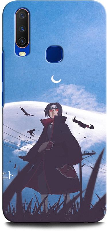 GRAFIQE Back Cover for Vivo Y17 1902 ITACHI UCHIHA, GIRL, ANIMATION, ANIME, CARTOON  (Multicolor, Shock Proof, Pack of: 1)