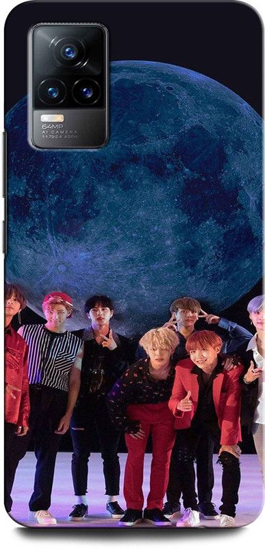INTELLIZE Back Cover for VIVO V21E 4G BTS, V, JUNGBOOK, JIMIN, JIN, BTS ARMY, SINGER, BOY BAND  (Multicolor, Hard Case, Pack of: 1)