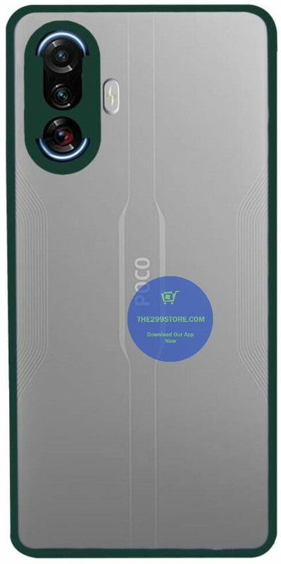 Crunk Back Cover for Xiaomi Mi Poco F3 GT  (Green, Hard Case)