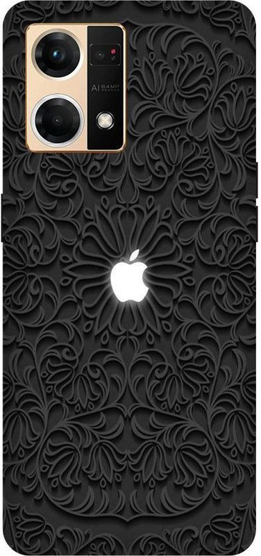 MRBE Back Cover for Oppo F21 Pro 4G APPLE, APPLE LOGO, THEME LOGO PRINTED BACK COVER  (Multicolor, Hard Case, Pack of: 1)
